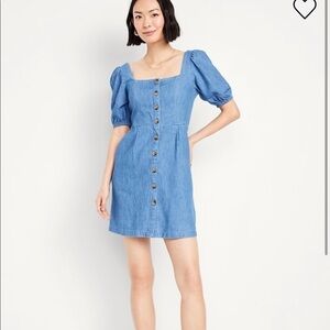 Old Navy Puff Sleeve Mini Dress